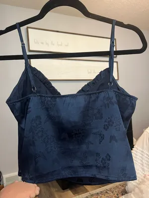 PacSun Flower Print Ruffle Bustier Top thumbnail 3