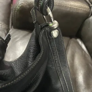 Celsius Black Genuine Leather Shoulder Bag thumbnail 7