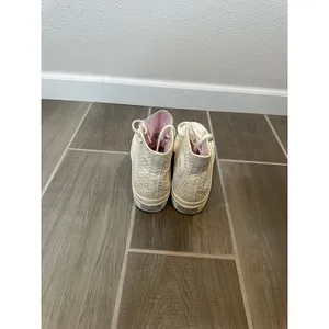 Converse Chuck 70 Hi Woven Textile Cream Sneakers‎ A07534C Womens 7.5 thumbnail 3