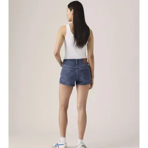 New Levi's 30 Premium 501 High Rise Women's Shorts Midnight Dark Wash Size 30 thumbnail 3