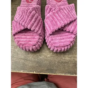 NWOB Free People Two Days in Ibiza Terry‎ Platfrom Slide Sandals Orchid size 9.5 thumbnail 4