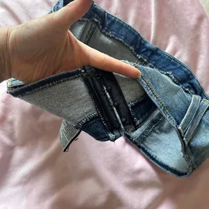 Revice Denim Buckle Jean Tube Top Y2K McBling Size XL thumbnail 4