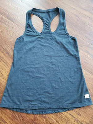 Vuori Women's Blue Heathered Racerback Tank Top Size XS Athleisure Loungewear thumbnail 1