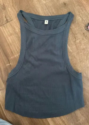 Elwood Ribbed Racer Back Tank thumbnail 1