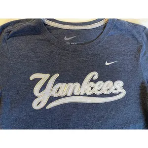 MLB Nike NY Yankees T Shirt | Bleach Effect Logo Short Sleeve Tee thumbnail 6