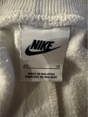 Nike Light Beige Athletic Shorts with Drawstring Waist thumbnail 4