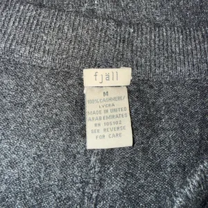 Fjäll Cashmere Knit Pants Women M Charcoal Grey Excellent Wide Leg Trousers thumbnail 4