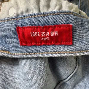 Lucky Brand Sweet Mid Rise Boot Cut‎ Jeans Light Wash Stretch Denim Size 4/27 thumbnail 6