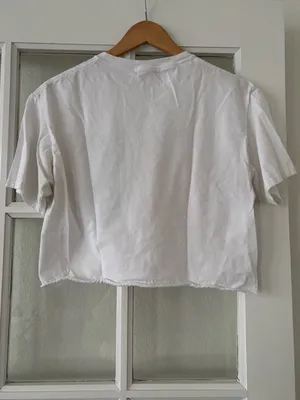 Fruit of the Loom Funky 100% Cotton Polaroid Cropped Tee thumbnail 3