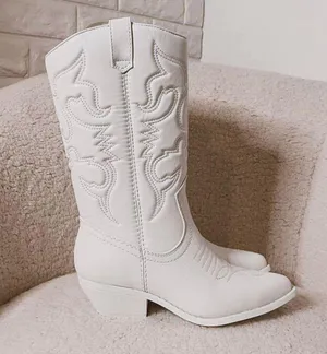 Amazing Lace Nashville For The Weekend White Western Boots thumbnail 1