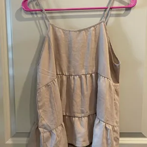 Taupe Button-Down Top thumbnail 4