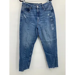 American Eagle Outfitters Womens Frayed Hem Mom Jeans Size 12/ 31W NEW thumbnail 13
