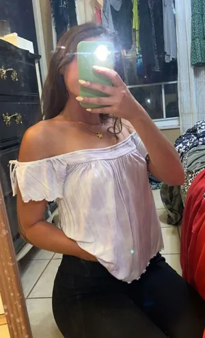 American Eagle One Shoulder Top thumbnail 1