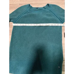 American‎ Eagle Green Shaker Knit Crew Neck Raglan Sweater Size Small thumbnail 5