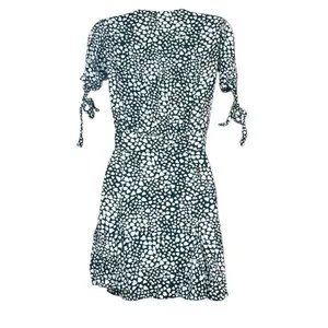 Anthropologie Rue Stiic XS Green White‎ Laguna Heart Print Button Up Mini Dress thumbnail 3
