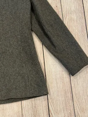 Bromleigh The Classic Peacoat Dark Gray 100% Pure Wool Double Breasted Jacket S thumbnail 12