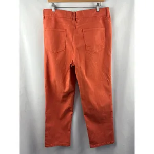 Women’s D&Co Size 14 Burnt Orange Straight Leg Pants thumbnail 3