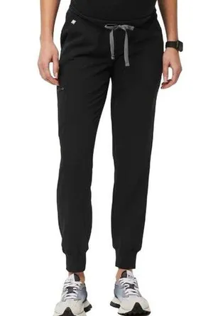 Figs Zamora Jogger FIONx Scrub Pants 29" Pockets Cargo Drawstring Black Small thumbnail 1