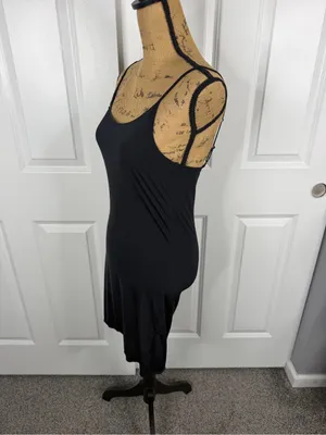 Jockey Black Convertible Strap Slip Dress Nightgown Size S thumbnail 3
