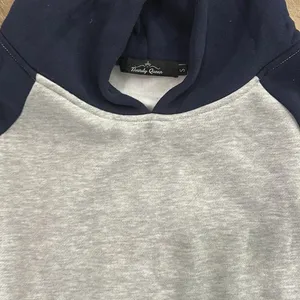 NWOT small trendy queen Women's Gray and blue sweatshirt - oversized thumbnail 3