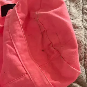 PINK Victoria's Secret Neon Pink Canvas Duffle Bag thumbnail 8