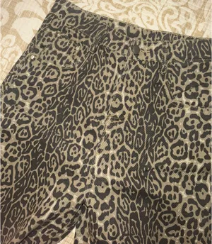 Cheeta Denim Pants Gray Size L thumbnail 4