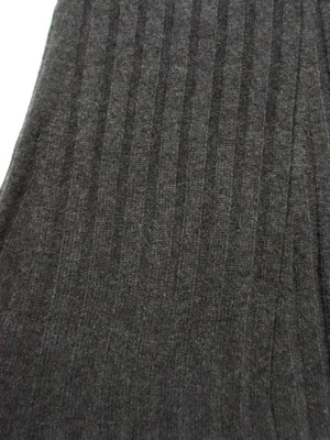 NWT Quince Mongolian Cashmere Wide-Rib Midi in Charcoal Sweater Dress XL thumbnail 6