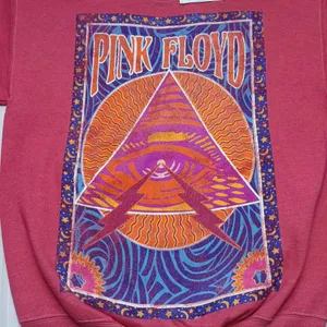 Pink Floyd Oversized Sweatshirt Crewneck Fleece Women's Size SMALL New NWT thumbnail 7