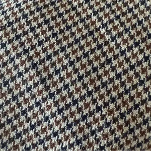 Aritzia Babaton Navy and Brown Houndstooth and Cream Trousers thumbnail 4
