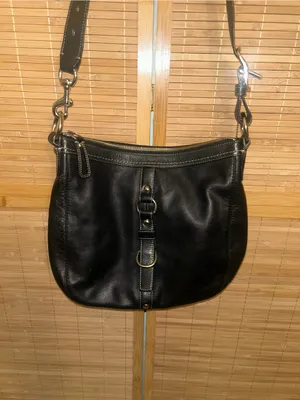 Coach Chelsea Buckle Leather Hobo Shoulder Bag (Style F14018) purse Y2K thumbnail 2