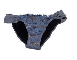New. Pilyq sky blue lace bikini bottoms. Size small. Retails $76. NWOT thumbnail 1
