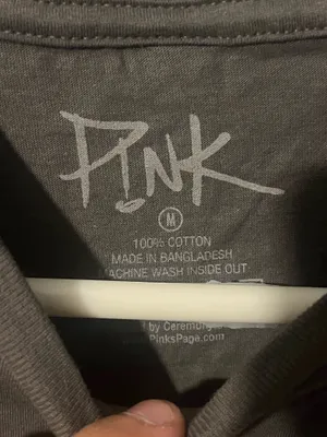 Pink t shirt Gray Size M thumbnail 2