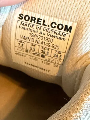 Sorel Kinetic RNEGD Strap Sneakers White Black Casual Active Size 7.5 Women's thumbnail 10