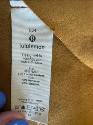 Lululemon Enlite sports bra spiced bronze size 34B thumbnail 6