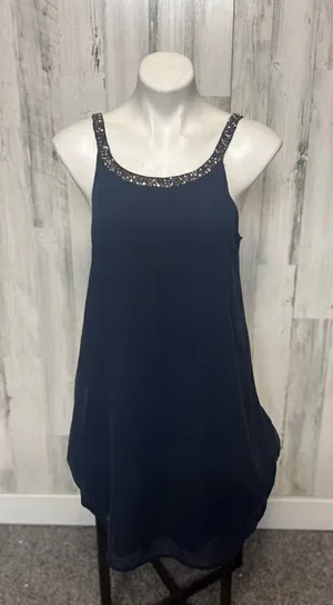 Navy blue dress Blue Size L thumbnail 1