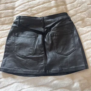 Black Leather Skirt thumbnail 2