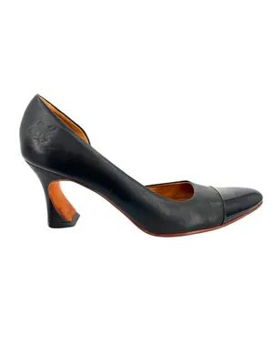 John Fluevog Earhart D'Orsay Pump Black Size 7.5 thumbnail 2