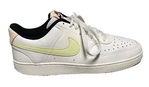 Nike Court Vision White/Green Women's Leather Tennis Shoes Size 9 thumbnail 1