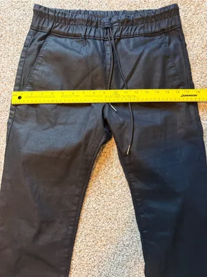 BEVY FLOG Shely Black Original Pants Size 29 | Drawstring Jogger Stretch thumbnail 13