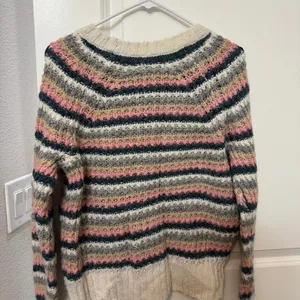 American Eagle Striped Multicolor Women’s Sweater thumbnail 2