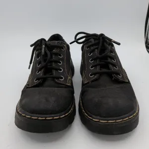 Skechers 45120 Black Leather Chunky Platform Oxford Shoes Womens 8 Y2K Grunge thumbnail 3