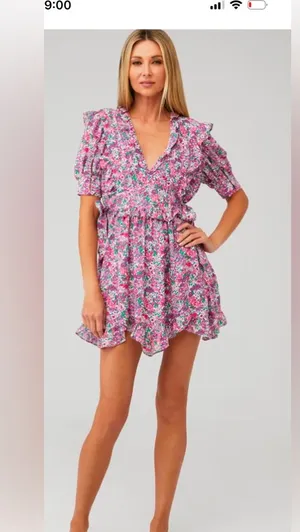 For Love & Lemons Katarina mini dress small thumbnail 1