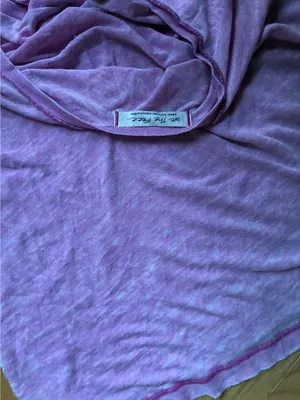 Fuchsia we the free v neck tee thumbnail 3
