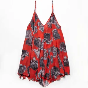 Free People X Alyson Hankerchief Slip Mini Dress thumbnail 4