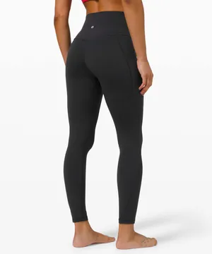 Black Lululemon Leggings Align 28" 4 thumbnail 2