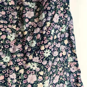 Laura Ashley purple green‎ floral tote bag large capacity cargo cotton thumbnail 5