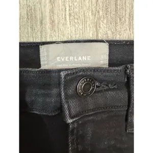 Everlane‎ High Rise Authentic Stretch Black Skinny Jeans Womens 28 Tall thumbnail 4