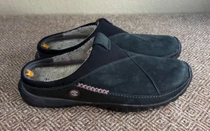 Timberland x Smartwool Power Lounger Clogs Sz 9 Black Suede Casual Outdoor Comfy thumbnail 1