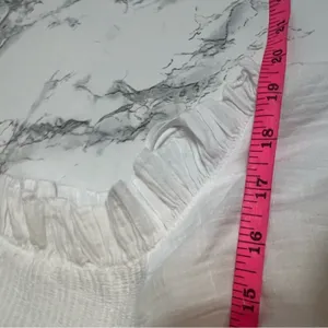 J. Crew Garden Dress In‎ Soft Gauze white Sz M TALL thumbnail 6