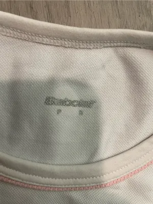 White Active Tee with Pink Accents thumbnail 2